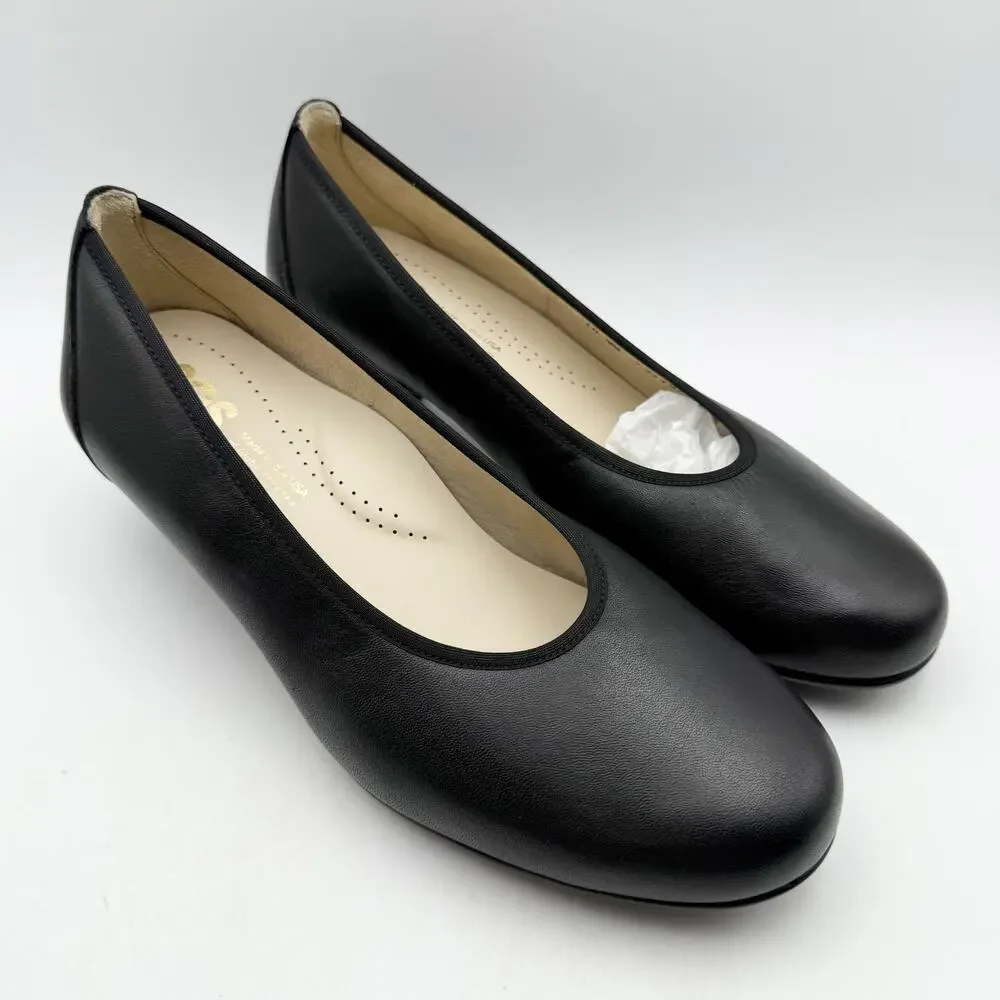 SAS Womens Milano Comfort Pumps US 10 WW Black Leather EUC - Picture 5 of 13